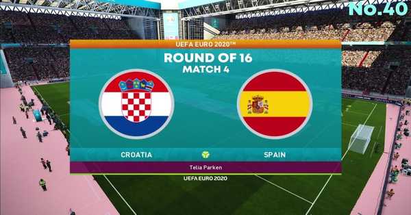 Croatia vs Spain, 41st Match UEFA Euro Cup - Euro Cup Live Score, Commentary, Match Facts, and Venues.